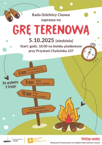 Plakat - Gra Terenowa Cisowa 2