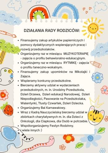 działania Rady rodziców