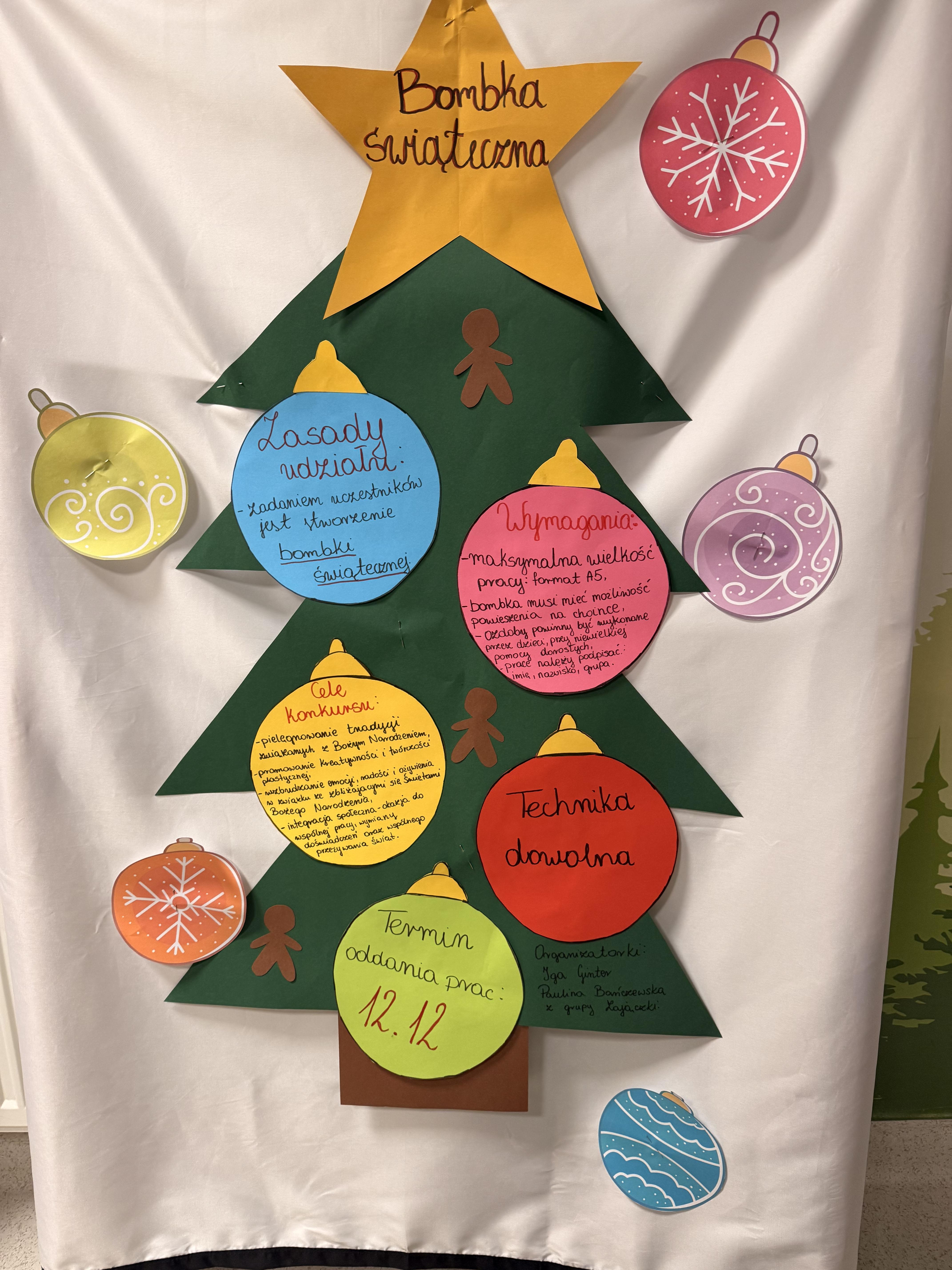 Konkurs plastyczny na świąteczną bombkę